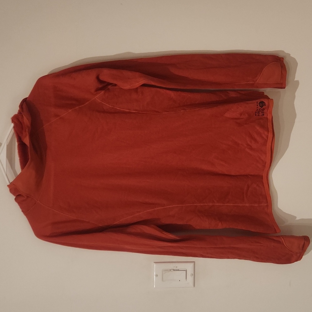 Mountain Hardwear AirMesh Hooded Top Red Medium